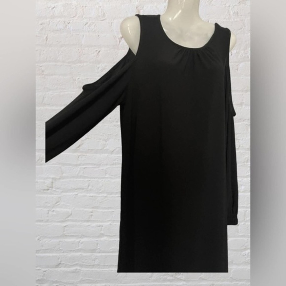 New York & Company Cold Shoulder Dress